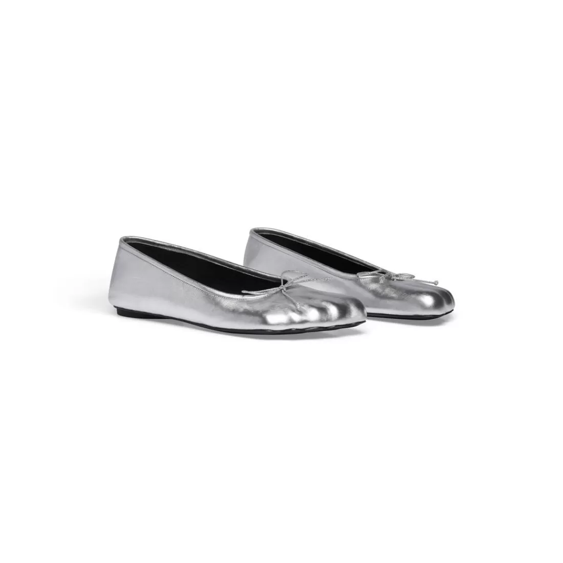 SANDALI E SLIP-ON | SANDALI E SLIP-ON>Balenciaga Ballerine Anatomic Metallizzate  da Donna in Argento