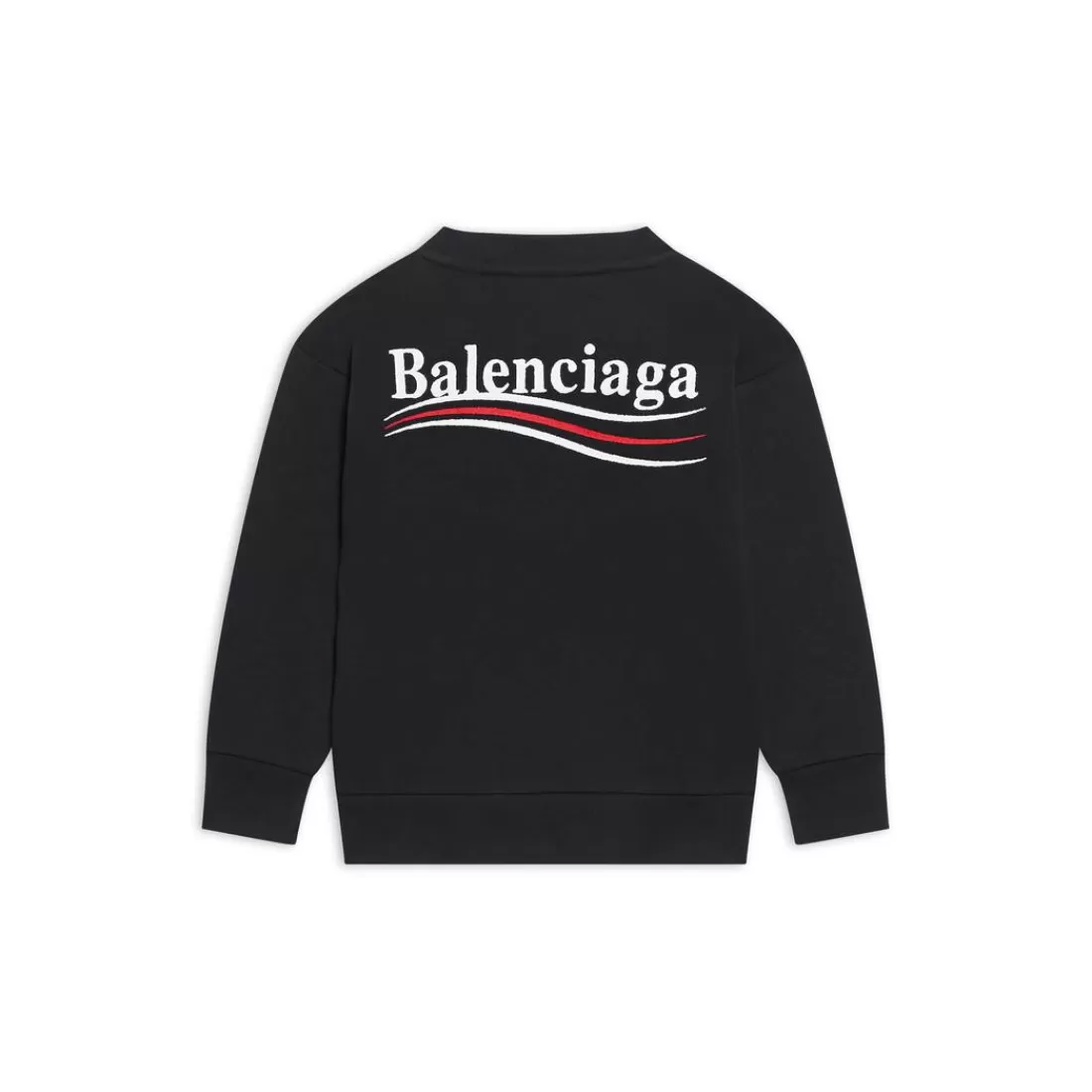 KIDS | KIDS>Balenciaga Bambini - Felpa Political Campaign in Nero