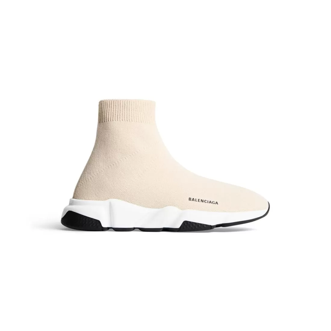 KIDS | KIDS>Balenciaga Bambini - Sneaker Speed In Maglia Riciclata  in Beige Chiaro