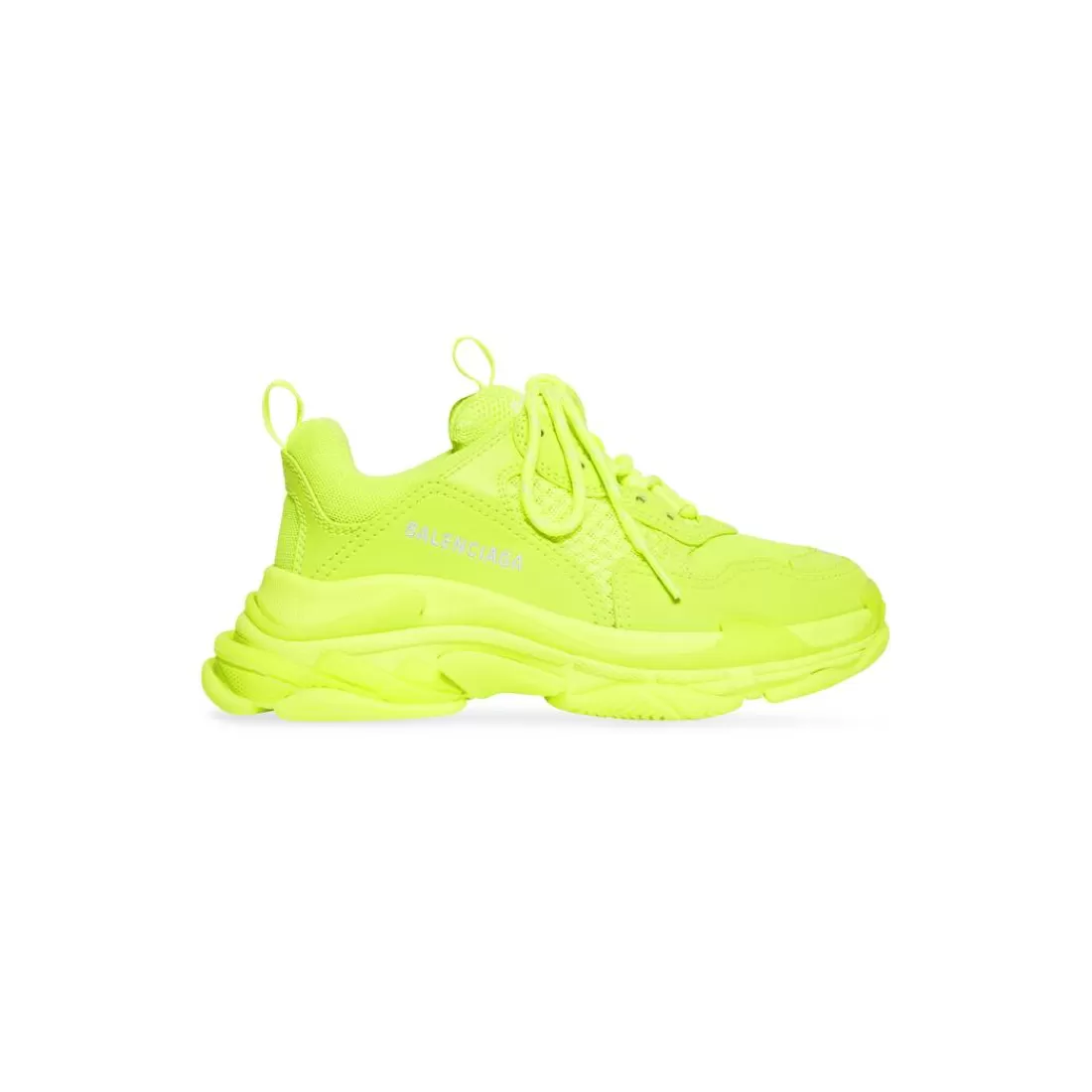 KIDS | KIDS>Balenciaga Bambini - Sneakers Triple S in Giallo Fluo