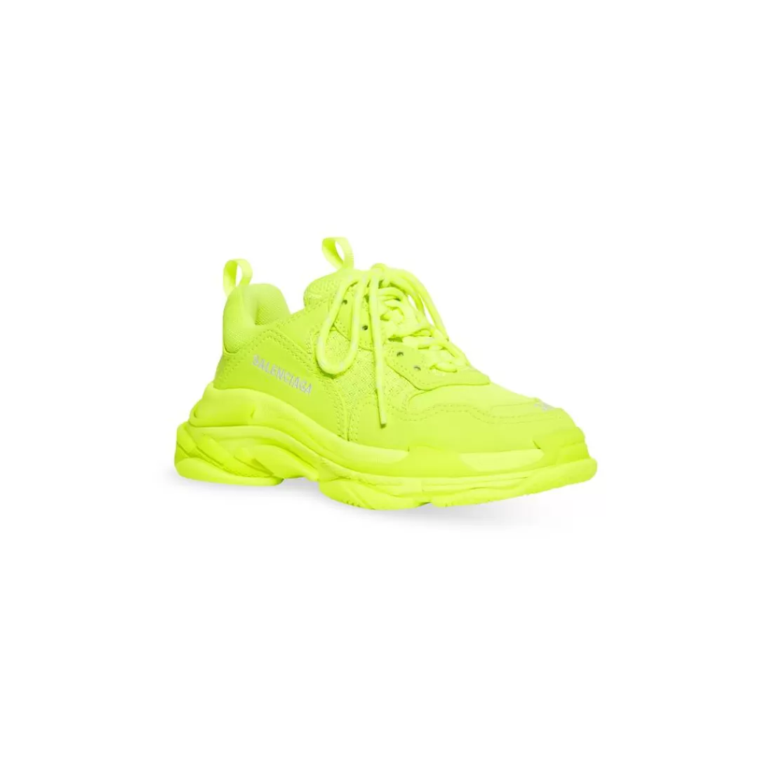 KIDS | KIDS>Balenciaga Bambini - Sneakers Triple S in Giallo Fluo