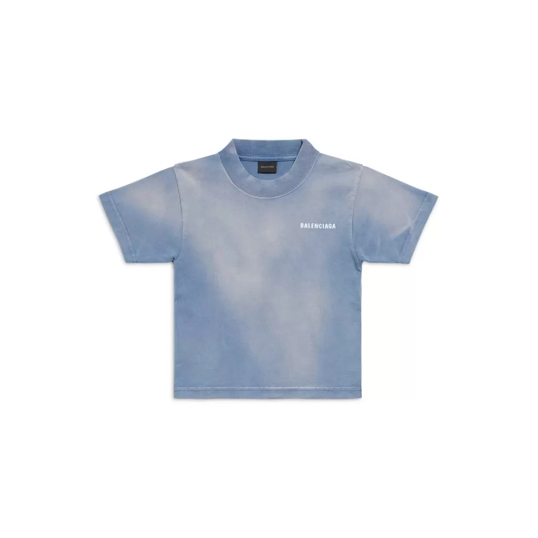 KIDS | KIDS>Balenciaga Bambini - T-shirt Back in Blu/bianco