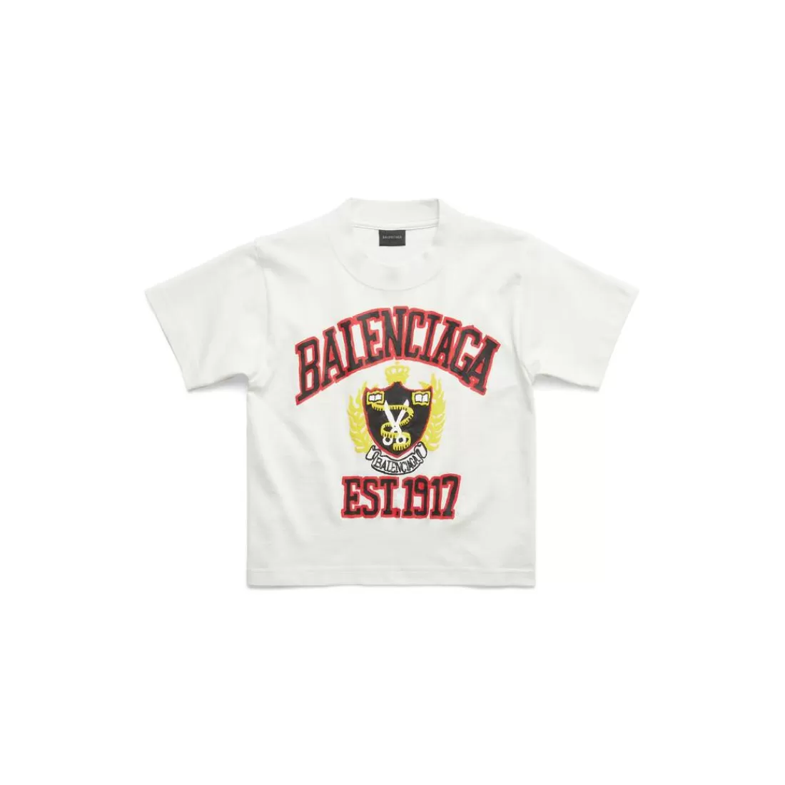 KIDS | KIDS>Balenciaga Bambini - T-shirt Diy College in Bianco