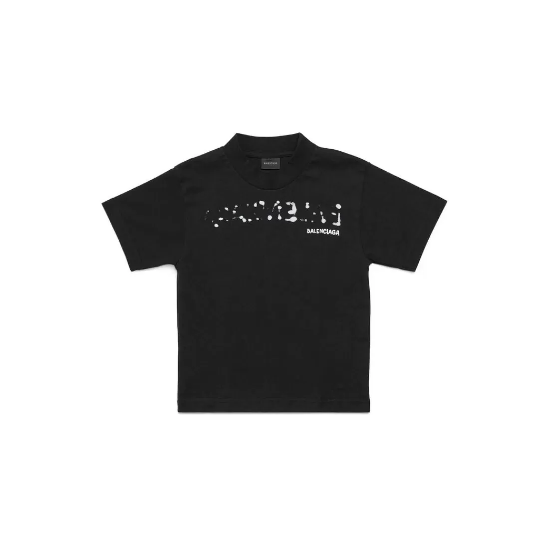 KIDS | KIDS>Balenciaga Bambini - T-shirt Hand-drawn in Nero