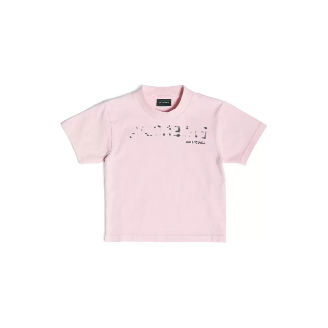 KIDS | KIDS>Balenciaga Bambini - T-shirt Hand-drawn in Rosa