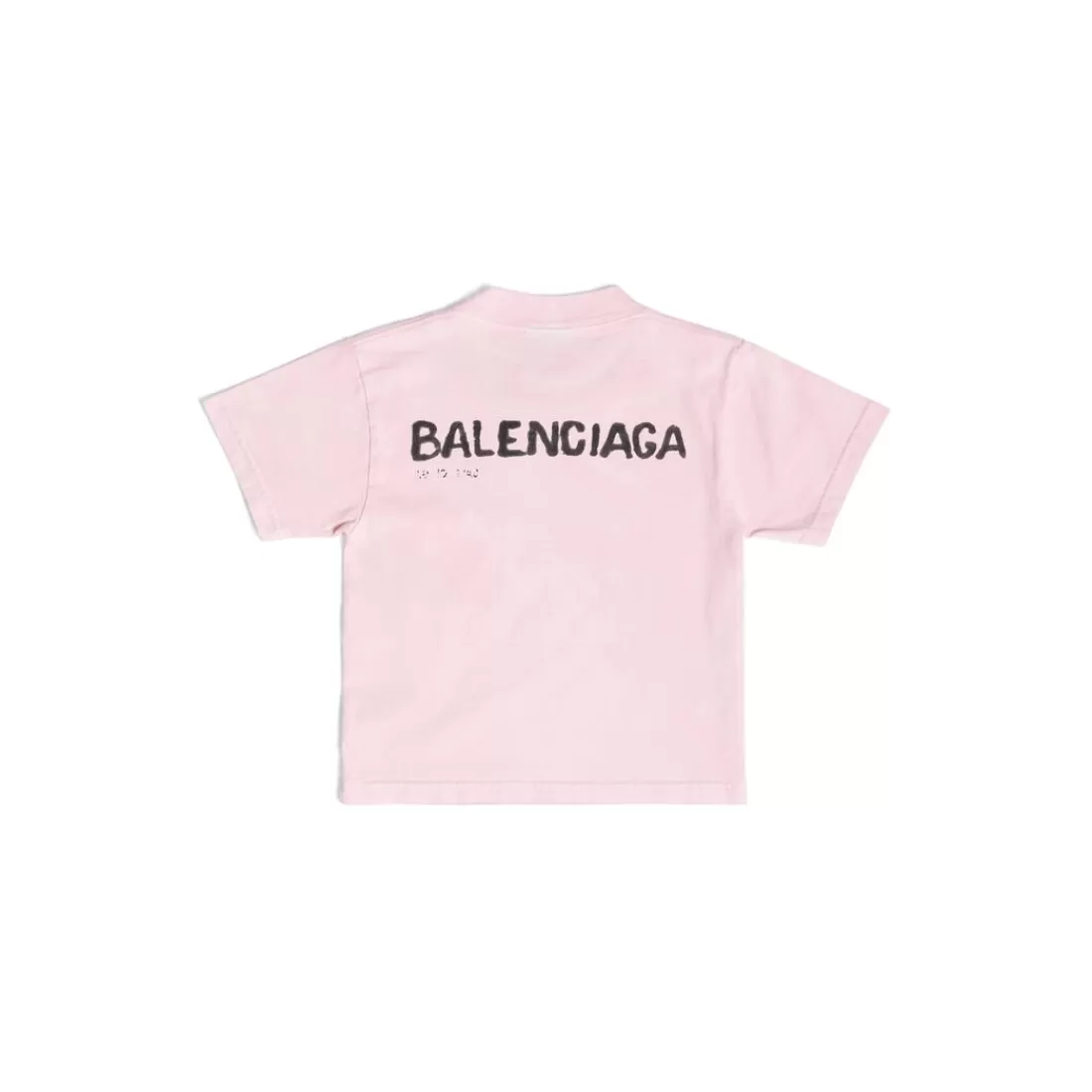 KIDS | KIDS>Balenciaga Bambini - T-shirt Hand-drawn in Rosa