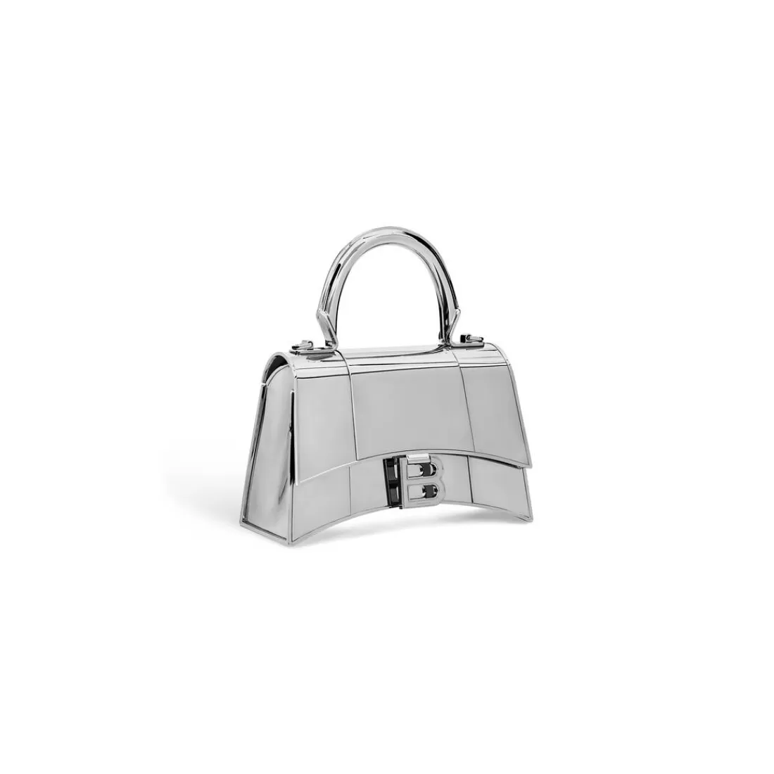 HOURGLASS | HOURGLASS>Balenciaga Borsa Hourglass Metal Xs  da Donna in Argento