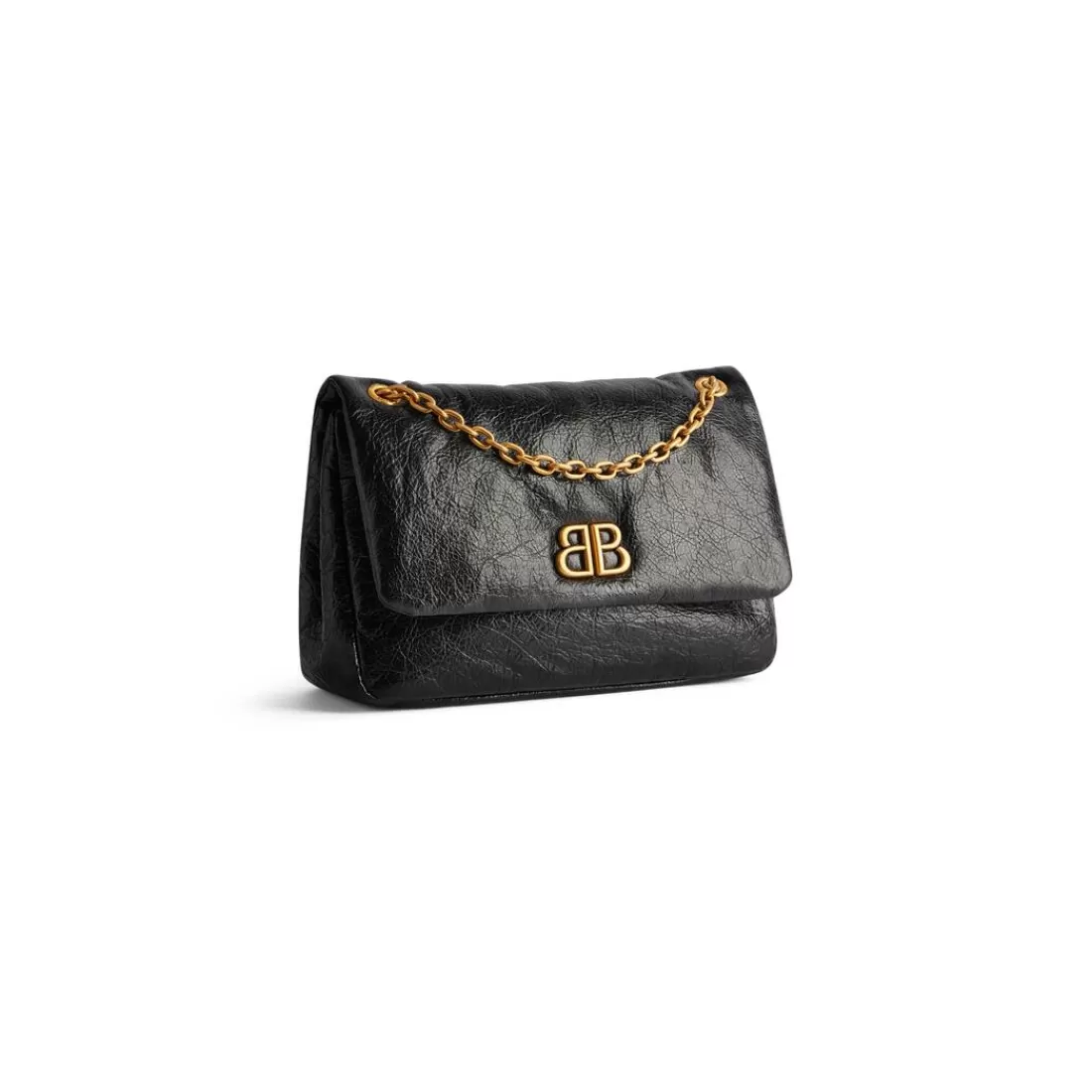 PORTAFOGLIO CON CATENA | MONACO>Balenciaga Borsa Monaco Mini  da Donna in Nero