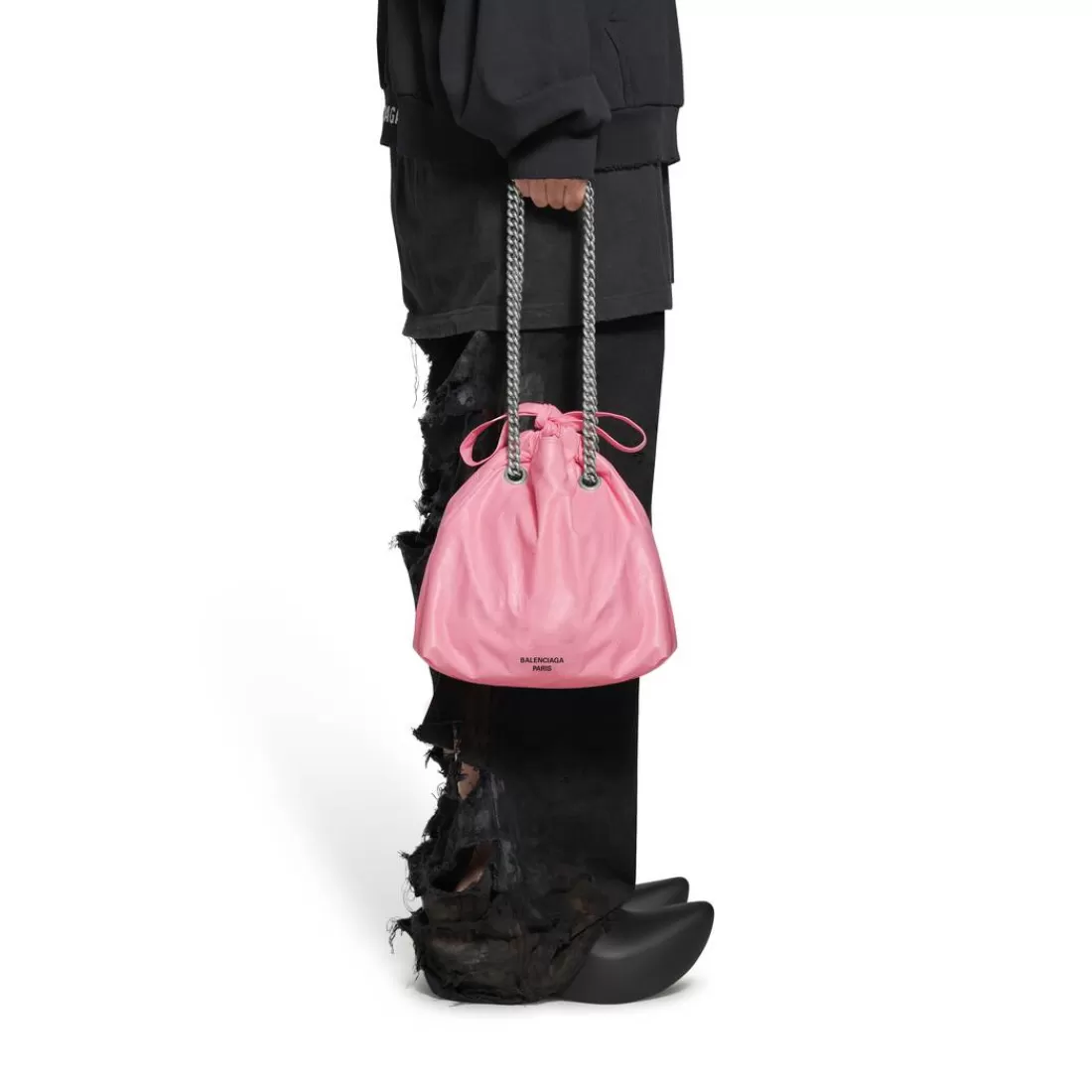 CRUSH | CRUSH>Balenciaga Borsa Tote Crush Piccola  da Donna in Rosa