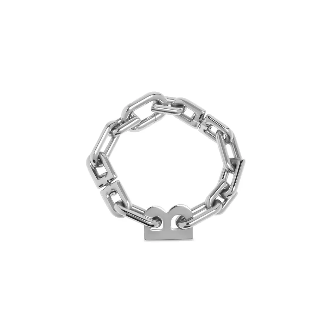 GIOIELLI | GIOIELLI>Balenciaga Bracciale B Chain Sottile in Argento