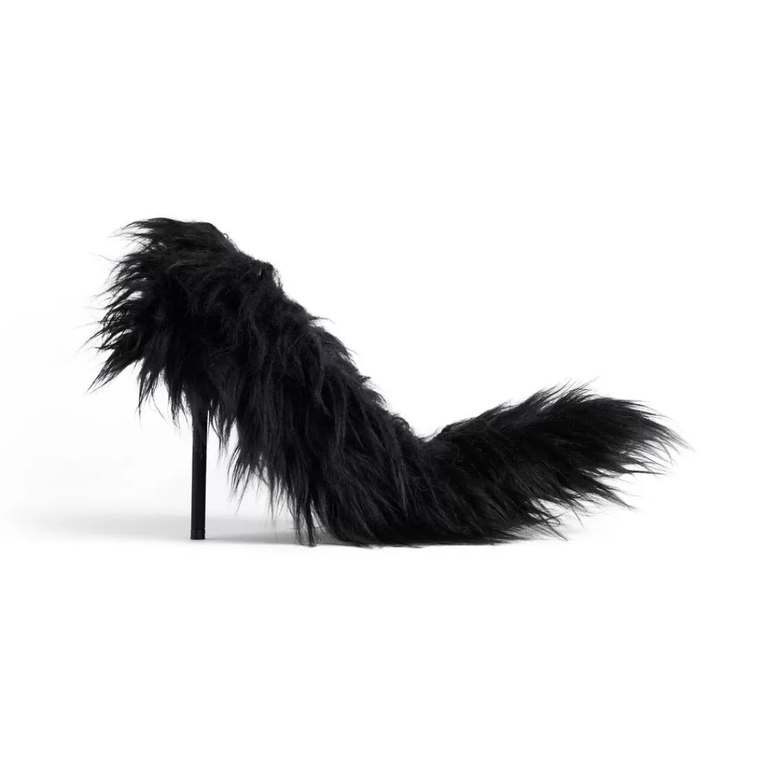 DÉCOLLETÉS E SCARPE COL TACCO | DÉCOLLETÉS E SCARPE COL TACCO>Balenciaga Décolleté Flex Fur 110 Mm  da Donna in Nero