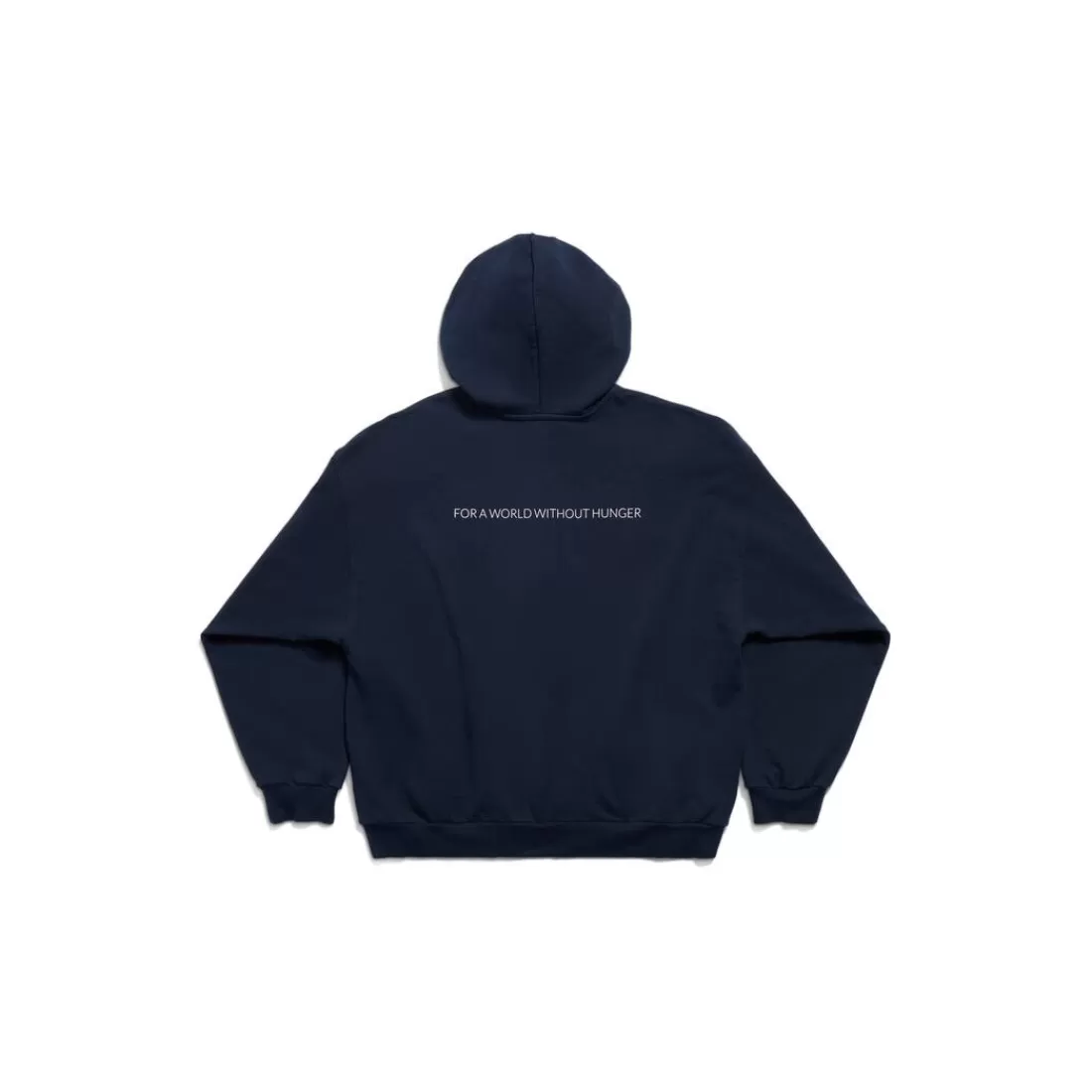 FELPE | FELPE>Balenciaga Hoodie Con Zip Wfp Medium Fit in Blu Scuro/bianco