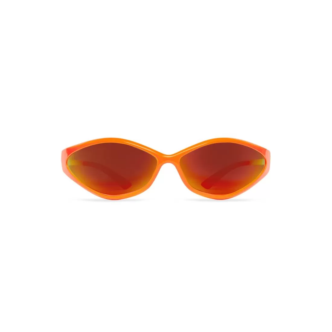 OCCHIALI | OCCHIALI>Balenciaga Occhiali Da Sole 90s Oval  in Arancione Fluo