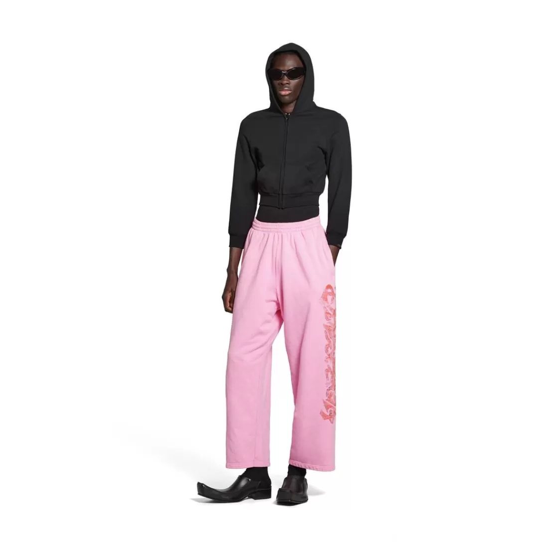 PANTALONI | PANTALONI>Balenciaga Pantaloni Da Tuta Baggy Offshore in Rosa