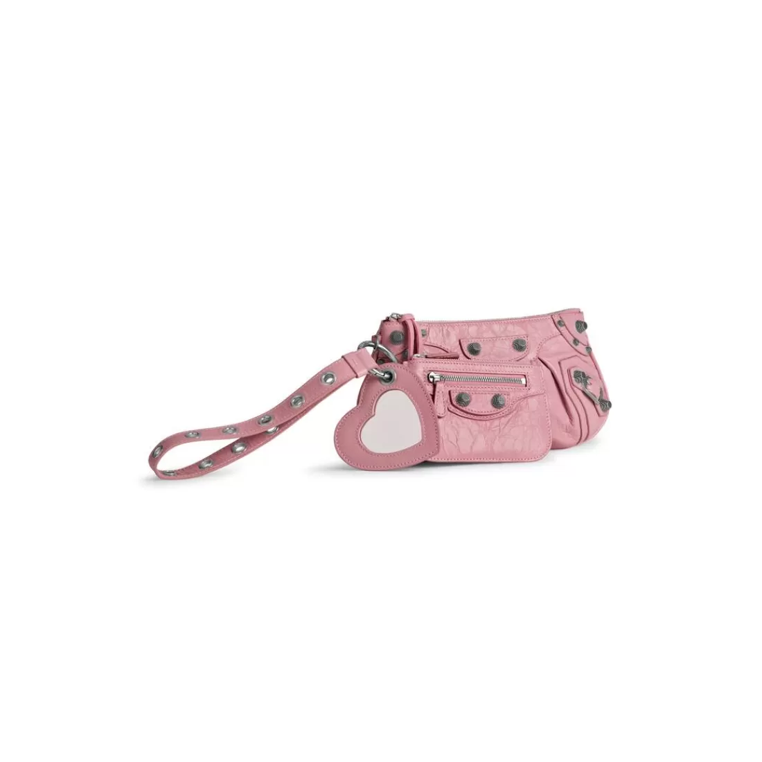 LE CAGOLE | CLUTCH E BORSETTE>Balenciaga Pochette Multipla Le Cagole Mini da Donna in Rosa