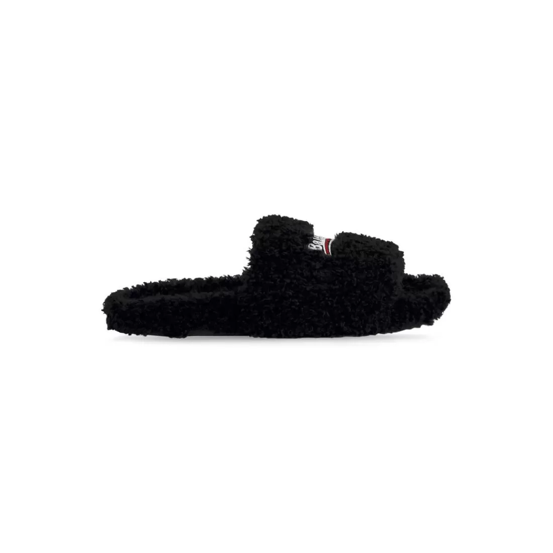 SANDALI E SLIP-ON | SANDALI E SLIP-ON>Balenciaga Sandali Furry Slide da Donna in Nero