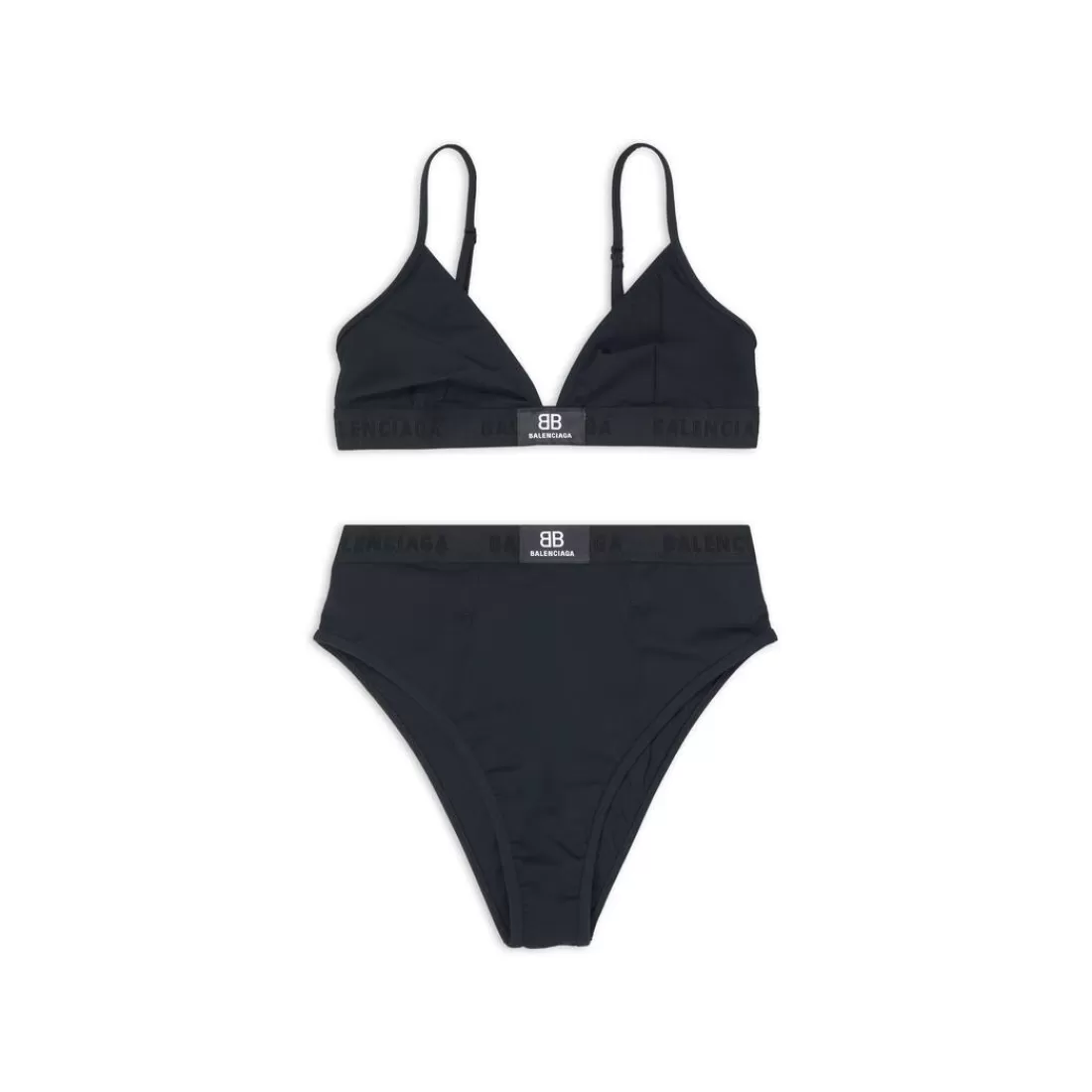 INTIMO & COSTUMI DA BAGNO | INTIMO & COSTUMI DA BAGNO>Balenciaga Set Sporty Bikini  da Donna in Nero