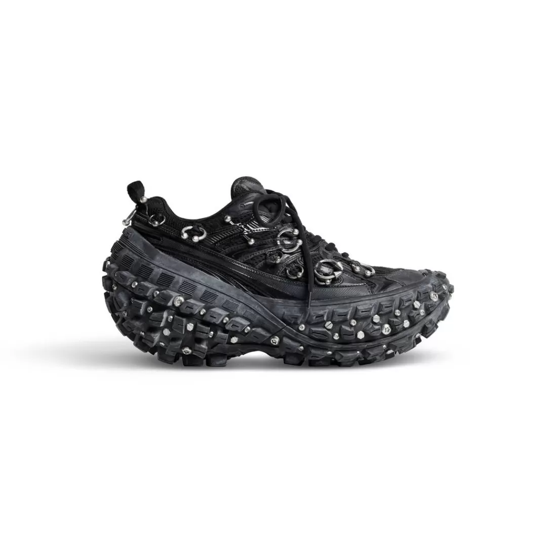 SNEAKERS | SNEAKERS>Balenciaga Sneaker Bouncer Screw Con Piercing  da Donna in Nero