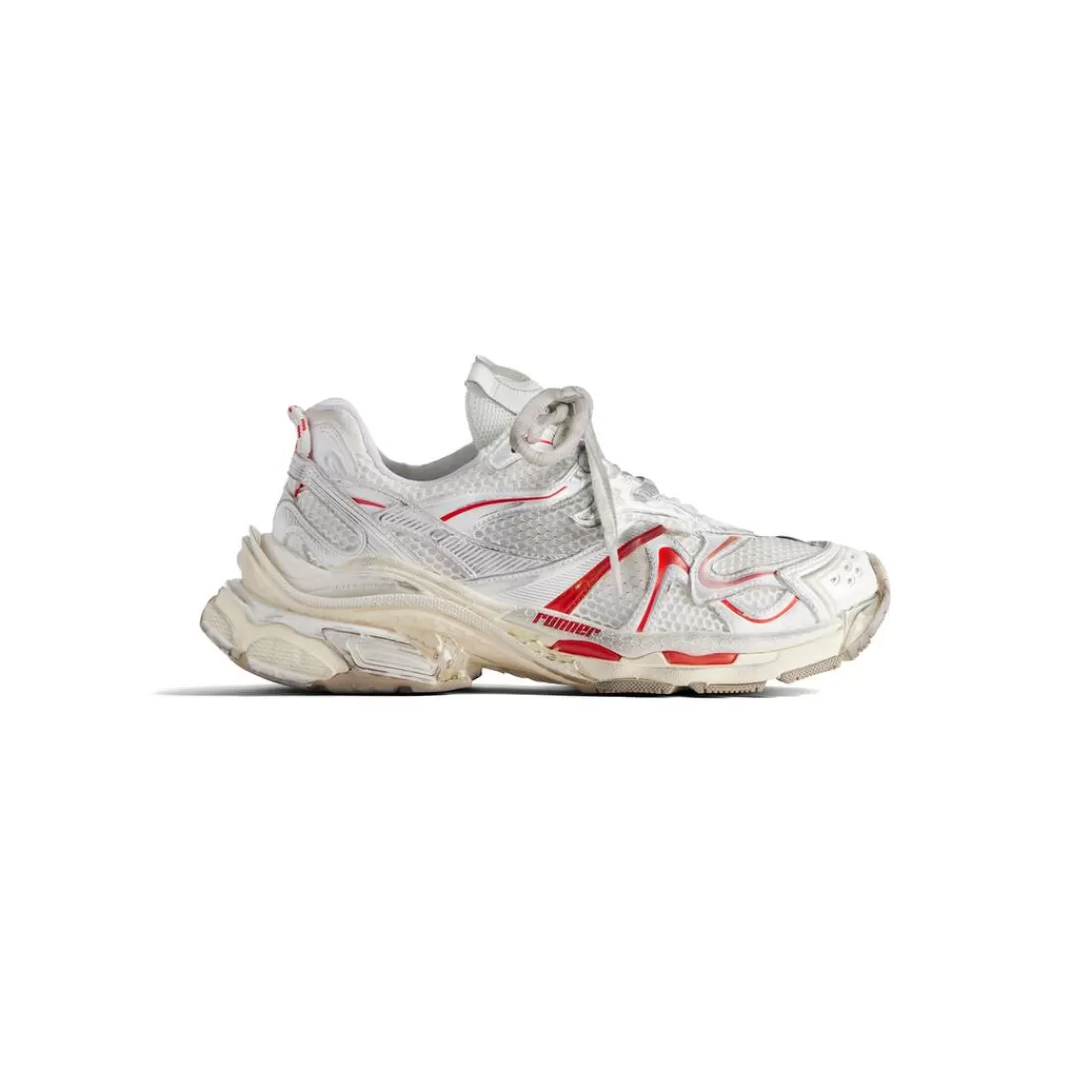RUNNER | RUNNER>Balenciaga Sneaker Runner 2.0  da Donna in Bianco/beige/rosso