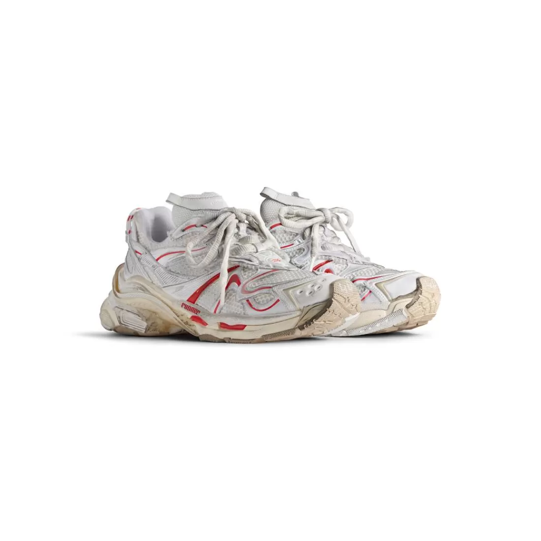 RUNNER | RUNNER>Balenciaga Sneaker Runner 2.0  da Donna in Bianco/beige/rosso