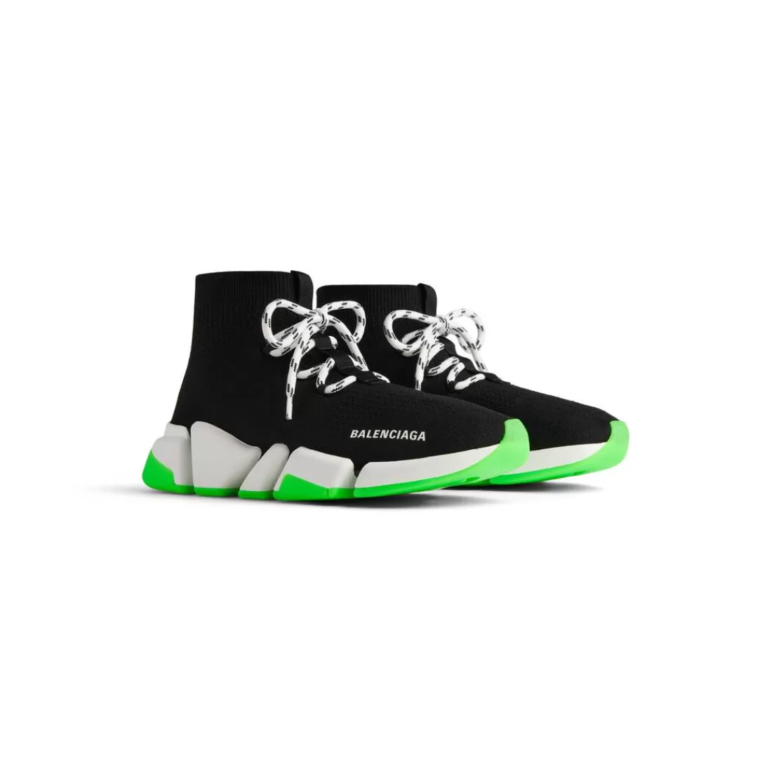 SPEED | SPEED>Balenciaga Sneaker Speed 2.0 Lace-up In Maglia Riciclata  da Uomo in Nero
