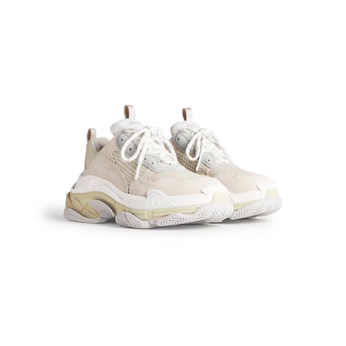 TRIPLE S | TRIPLE S>Balenciaga Sneaker Triple S  da Donna in Bianco Sporco