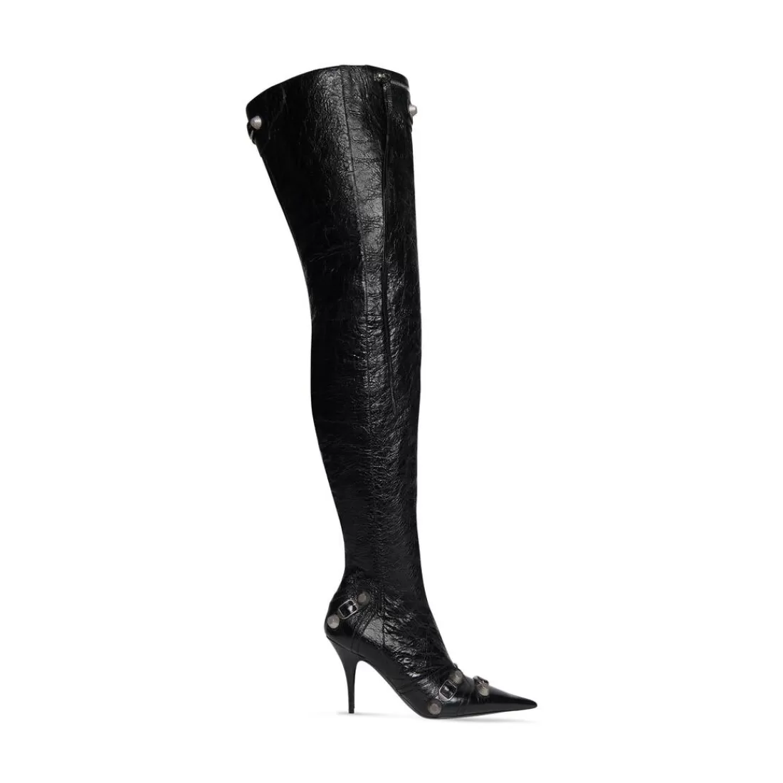 CAGOLE | CAGOLE>Balenciaga Stivali Over-the-knee Cagole 90 Mm  da Donna in Nero