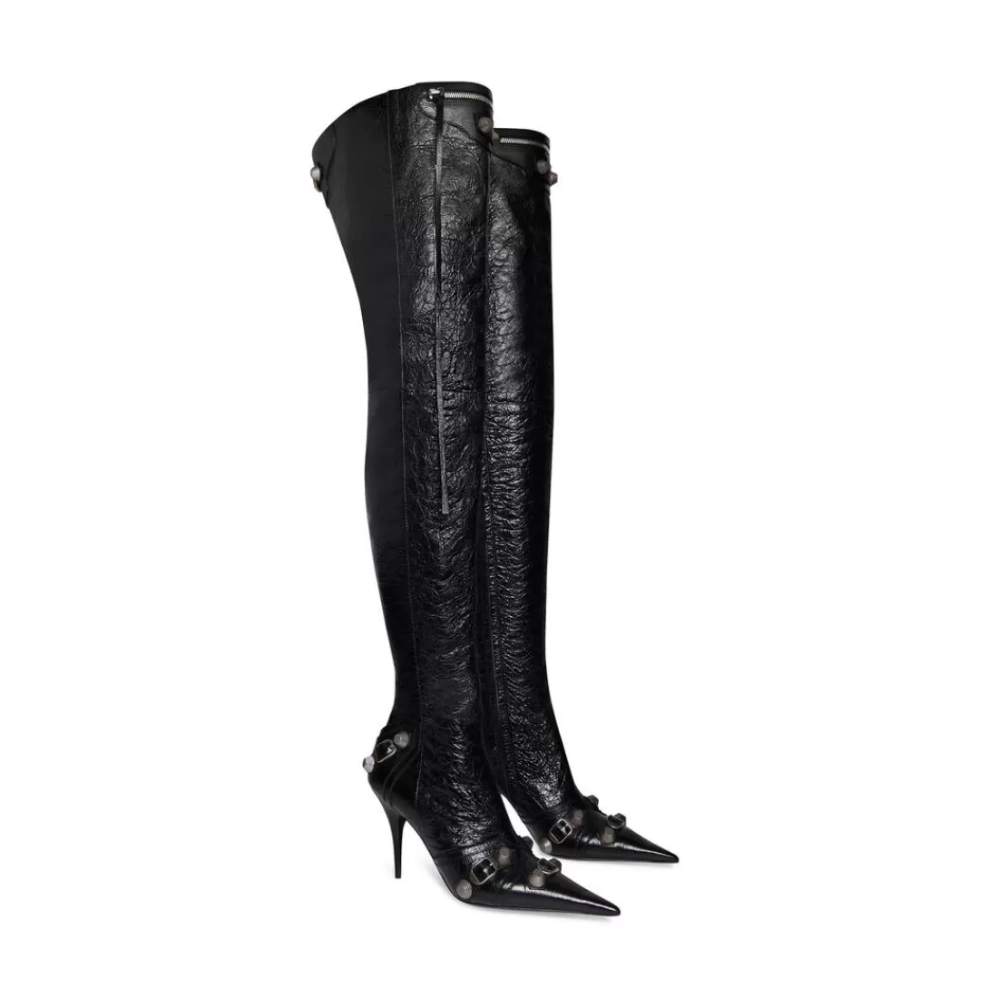 CAGOLE | CAGOLE>Balenciaga Stivali Over-the-knee Cagole 90 Mm  da Donna in Nero