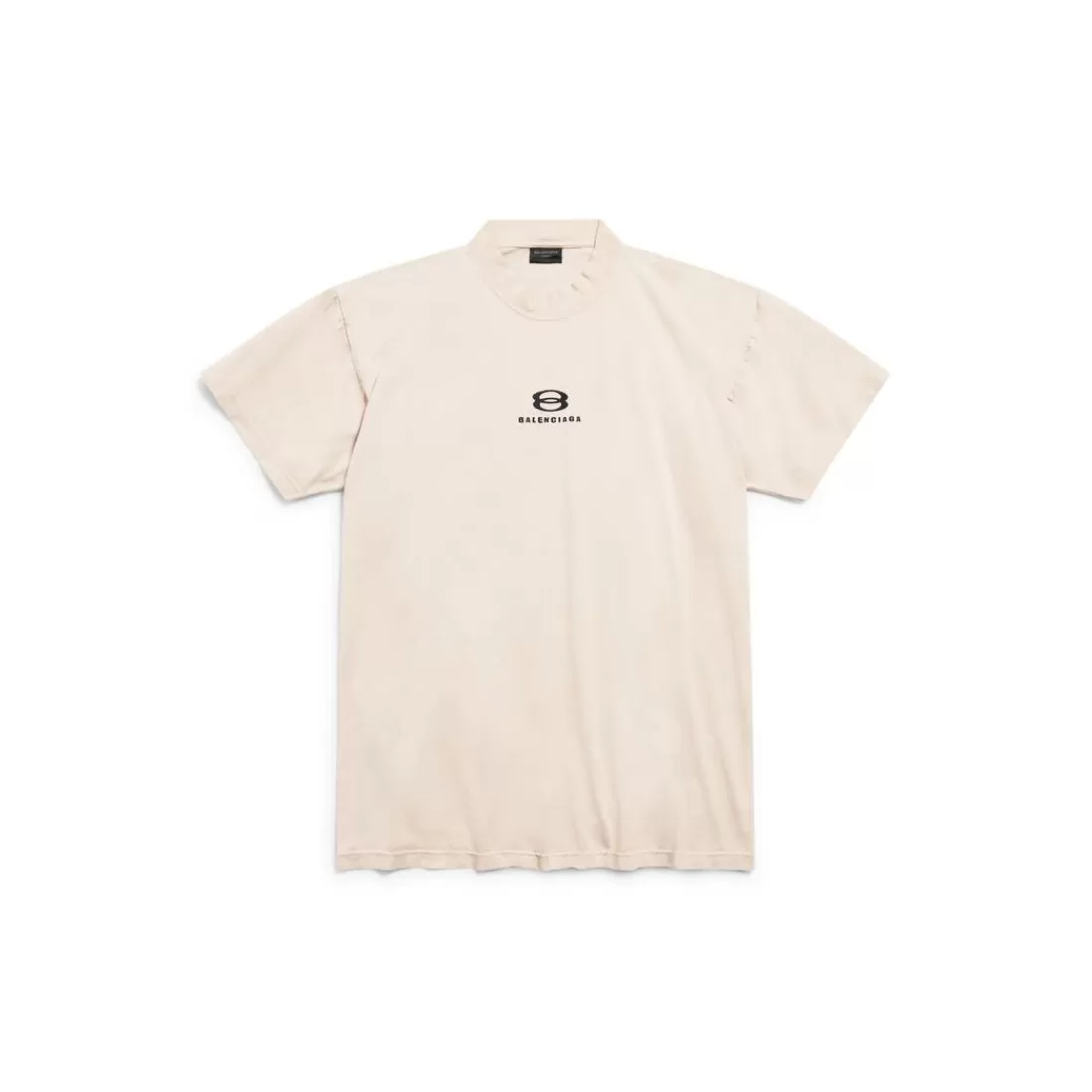 T-SHIRTS | T-SHIRTS>Balenciaga T-shirt Stretched-out Unity Sports Icon Oversize in Beige Chiaro
